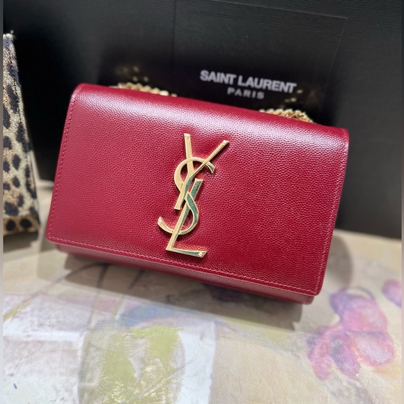 YSL Saint Laurent Small Kate Gold Hardware - Picture 14 of 15